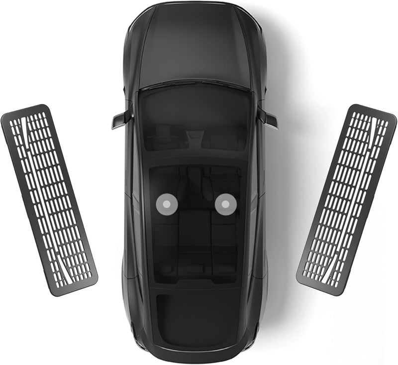 Arcoche Rear Under Seat Floor Air Vent Cover Accessories for Tesla Model Y Juniper 2025 2026 Accessories - Air Condition Outlet Grille Protector Flow Vent Grille Protection (Upgraded version 2PCS) - Image 3